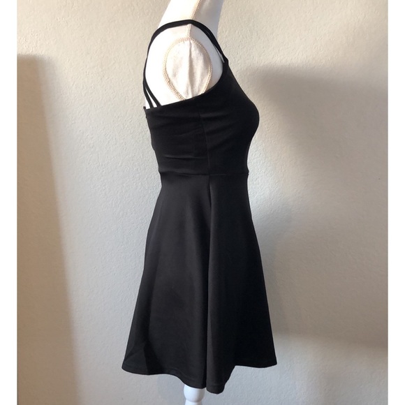 New (NWOT) Glam Black Skater Dress - Picture 5 of 5